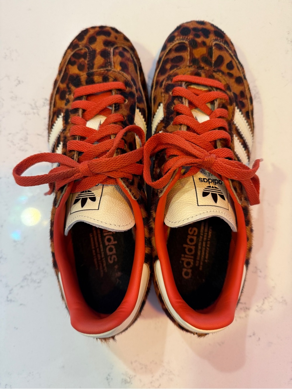 Adidas Samba OG Red Leopard sneakers women’s 8 - Picture 7 of 8